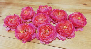 [ не использовался ]la наан kyulasa-tifi автомобиль ru цветок искусственный цветок head только 9 шт. комплект розовый новый товар *