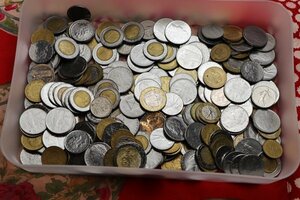 b_4) イタリア　外国硬貨　リラ　コイン　約1.6kg ITALY LILA　◯まとめて◯　大量