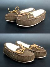 ミネトンカ レディース モカシン キャリー フラットシューズ チョコレート 24cm MINNETONKA CALLY_画像3