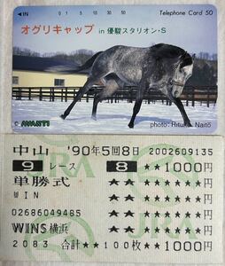 1990年 第35回有馬記念 オグリキャップ引退レース 単勝的中馬券 おまけつき