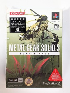 173　METAL GEAR SOLID 3 SUBSISTENCE　メタルギアソリッド　プレイステーション2　PSソフト ソニー　中古品