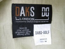 【極美品】ダックス DAKS メンズ 麻 リネン100％ ブルゾン ゴルフウェア Mサイズ 春秋用■管理番号L26911SSSSSS23-230514-50_画像7