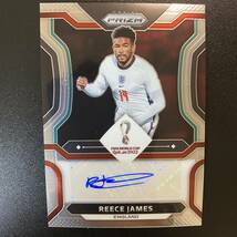 2022 Panini Prizm World Cup Autograph Reece James 直筆サインカード リース・ジェームズ_画像1