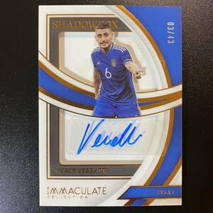 2022-23 Panini Immaculate MARCO VERRATTI /43 Auto Modern Marks Italy 直筆サインカード マルコ・ヴェッラッティ