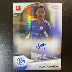 2022-23 Topps Chrome Bundesliga Maya Yoshida Prism Refractor Auto /165 直筆サインカード 吉田麻也