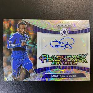 2022-23 Panini Prizm EPL Michael Essien Flashback Auto Silver Choice Prizm Chelsea 直筆サインカード マイケル・エッシェン