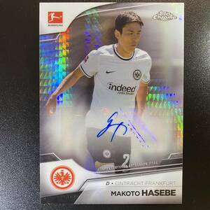 2022-23 Topps Chrome Bundesliga Eintracht Frankfurt Makoto Hasebe Auto /165 直筆サインカード 長谷部誠
