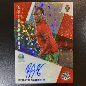 Renato Sanches 2021 Panini Mosaic UEFA Euro Disco Prizm Autograph 直筆サインカード レナト・サンチェス