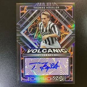 2022-23 Panini Obsidian Thomas Hassler /50 Auto Orange Juventus 直筆サインカード トーマス・ヘスラー