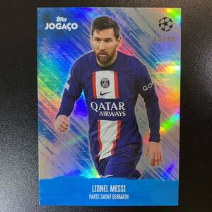 2022-23 Topps Jogaco UEFA Club Competitions Blue /49 Lionel Messi リオネル・メッシ