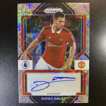 2022-23 Panini Prizm EPL Diogo Dalot Silver Choice Autograph Manchester United Auto 直筆サインカード ディオゴ・ダロト_画像1