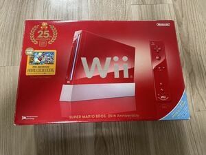 Wii本体 レッド スーパーマリオ25周年仕様 Wii