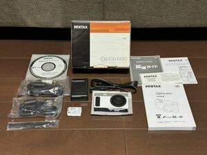 PENTAX Optio H90 美品 フルセット　セラミックホワイト　コンデジ　レトロ　デジタルカメラ　ペンタックス