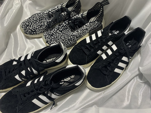 adidasアディダススニーカー3足セットメンズ1円スタート