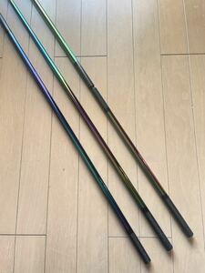 ★特別企画★　レインボーメッキ　超長尺対応可能　竿掛け　全長290cm　二本半物　ヘラブナ用品　へら用品　カーボン製　1円スタート