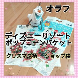 オラフ　ポップコーンバケット　アナと雪の女王　ディズニーキャラクター　ショッパー　ディズニーリゾート