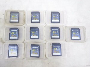 Kめま9222 メール便 送料280円 Panasonic/パナソニック SDHCカード 16GB class10 10点セット まとめて SDカード 記録媒体