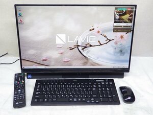Kめま9331 NEC 23.8型ワイド 一体型PC LAVIE Desk All-in-one DA370/M PC-DA370MAB Windows10Home/Celeron 4205U@1.8GHz/メモリ4GB/1TB