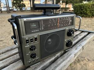 美品　動作確認済み　明電工業 Rajisan MK-59 BCLラジオ 6バンドレシーバー　マルチバンドレシーバー　AM FM 短波 他