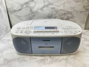 41186【自宅保管品】TOSHIBA 東芝 CDラジオカセットレコーダー TY-CDS7 CDラジカセ 2017年製
