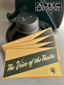 ALTEC ・ The Voice of the Theatre / アルテック・ザ ボイス オブ ザ シアター / ラベル４枚セット ( Y )　★配送無料★