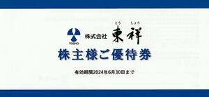 【送料無料】東祥 株主優待券 8枚 ホリデイスポーツ クラブ ホリデイゴルフガーデン 有効期限2024年6月30日