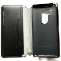 arrows Be3(F-02L)用レザーケース★サイドマグネット付★スタンド機能付★カード入付★ELECOM★ブラック_画像4