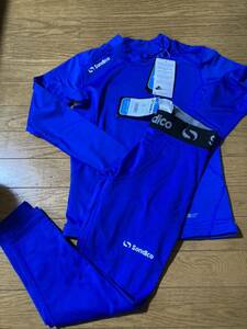  новый товар стандартный товар sontiko футбол / футзал длинный рукав внутренний рубашка & длинный трико 130cm 21-A130/140 ①
