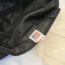 中古 14SS Supreme Side Rubber Patch Camp Cap Black シュプリーム サイドスモールボックスロゴ ジェットキャップ メンズ 帽子_画像4