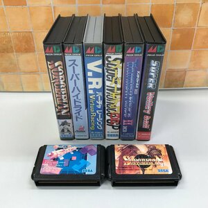 ジャンク SEGA セガ MEGA DRIVE メガドライブ MD カートリッジ ソフト 8本セット まとめて セット 重複あり レトロゲーム