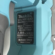 期間限定値下 未使用 ｍａｋｉｔａ マキタ １８Ｖ 充電器 １８ｍｍ 充電式 ハンマドリル ＨＲ１８３ＤＲＧＸ バッテリ 電動工具/225_画像3