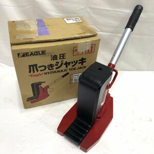 美品 ＥＡＲＧＬＥ イーグル 今野製作所 Ｇ－６０Ｌ 日本製 油圧 爪つき ジャッキ 爪荷重３ｔ ロング 万能ジャッキ 赤 電動工具/248