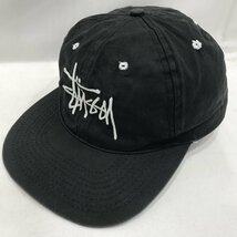 希少 白タグ Ｏｌｄ ＳＴＵＳＳＹ オールド ステューシー ヴィンテージ キャップ ロゴ クラウン ブラック ＵＳＡ製 Y：婦人服/248_画像1