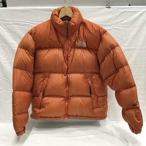 ＴＨＥ ＮＯＲＴＨ ＦＡＣＥ ノースフェイス ＮＤ０１００１ ヌプシ ダウン ジャケット センターロゴ オレンジ Ｌ 中古 洋品紳士/248