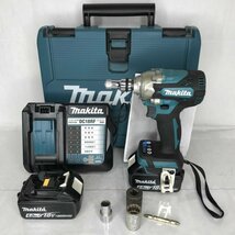 ｍａｋｉｔａ マキタ ＴＷ３００ＤＲＧＸ １８Ｖ ６．０Ａｈ コードレス 充電式インパクトレンチ フルセット ブルー 中古 電動工/233_画像1