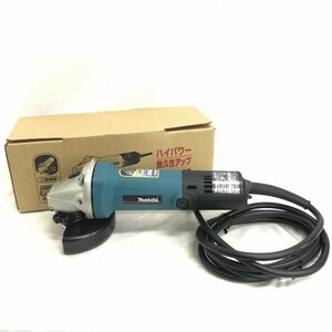 未使用 ｍａｋｉｔａ マキタ １００Ｖ 二重絶縁 １００ｍｍ 高速型 ディスクグラインダ ９５３３Ｂ 電動工具/225