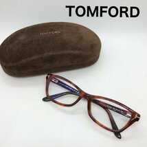 ＴＯＭＦＯＲＤ トムフォード ＴＦ４２６５ ０５２ ５３ サングラス 伊達 メガネ べっ甲柄 アクセサリー/246_画像1