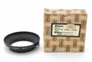 #1905◆送料無料◆ニコン NIKON HK-6 純正メタルフード Ai-S 20mm F3.5 用