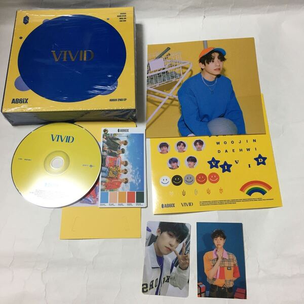 送料込み AB6IX エービーシックス CD トレカ 2nd EP ☆VIVID☆ 6曲 韓国盤 K-POP