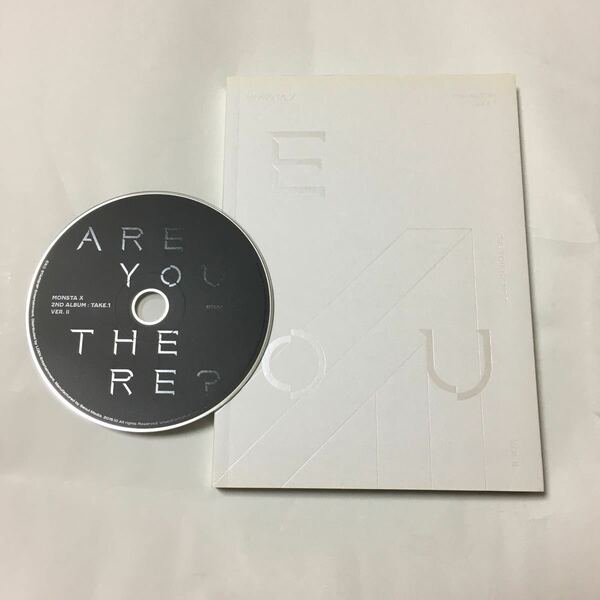 送料込み　MONSTA X　CD　2ND ALBUM : TAKE 1　ARE YOU THERE?　VER.II　10曲　韓国盤　2集　Vol.2　K-POP
