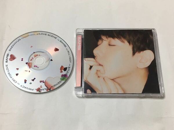 送料込み　ベッキョン　CD　The 3rd Mini Album　☆BAMBI☆　6曲　Dewel Case ver.　韓国盤　BAEKHYUN　ベクヒョン　EXO　K-POP