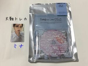 送料込み　TWICE　CD　THE 3RD FULL ALBUM　☆Formula of Love　O＋T ≦ 3☆　16曲　Result file ver.　韓国盤　ミナ　トレカ難　K-POP