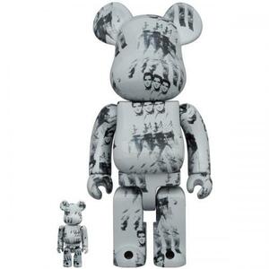 未開封　BE@RBRICK 　Andy Warhol's ELVIS PRESLEY 100％ & 400％　ベアブリック