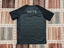 NIKE FOOTBALL NFTB ナイキ フットボール 練習着 トレーニング ウェア サッカー プラシャツ トップス　半袖　 黒　サイズ L　DRI-FIT_画像6