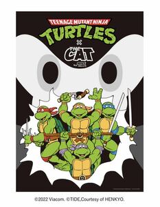 送料無料　サイン入りTIDE Teenage Mutant Ninja Turtles Cat-abunga ミュータントタートルズ 