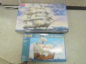 3006) 未組立 Revell 1/90 SANTA MARIA ACADEMY 1/150 Cutty Sark Columbus Ship レベル アカデミー