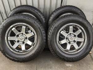 ＭＡＤ　ＣＲＯＳＳ　18インチ　８ＪＪ+52　PCD150　５穴　285/60R18　4本　トヨタ専用ナット付き　ランドクルーザー　100　200　　