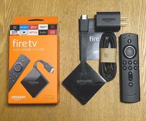 ●アマゾン Amazon Fire TV (第3世代) 4K・HDR 対応 音声認識リモコン付属 USBケーブル新品