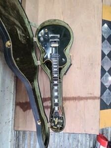 YAMAHA ギター ジャンク SL430 部品取り YAMAHAエンブレム ハードケース付き