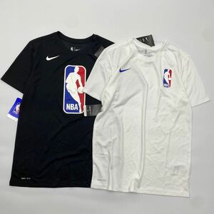 ナイキ　NBA ジェリーウェスト　ビッグロゴ Tシャツ 2枚組 AH9203-010 AH9204-100 白黒　M